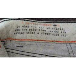 Denim department palmen short maat 38 W30