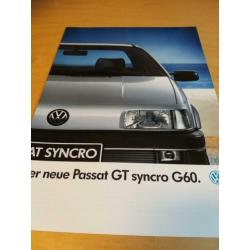 1989 Volkswagen Passat GT Syncro 4x4 G60 Volkswagen G60 fold