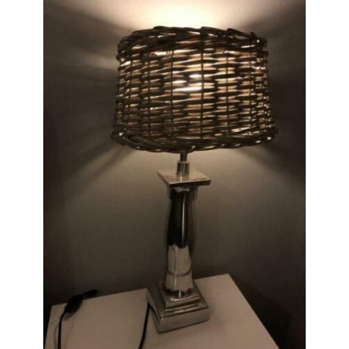 2 rieten rotan lampenkappen lampenkap riviera 32 x 22 x 18