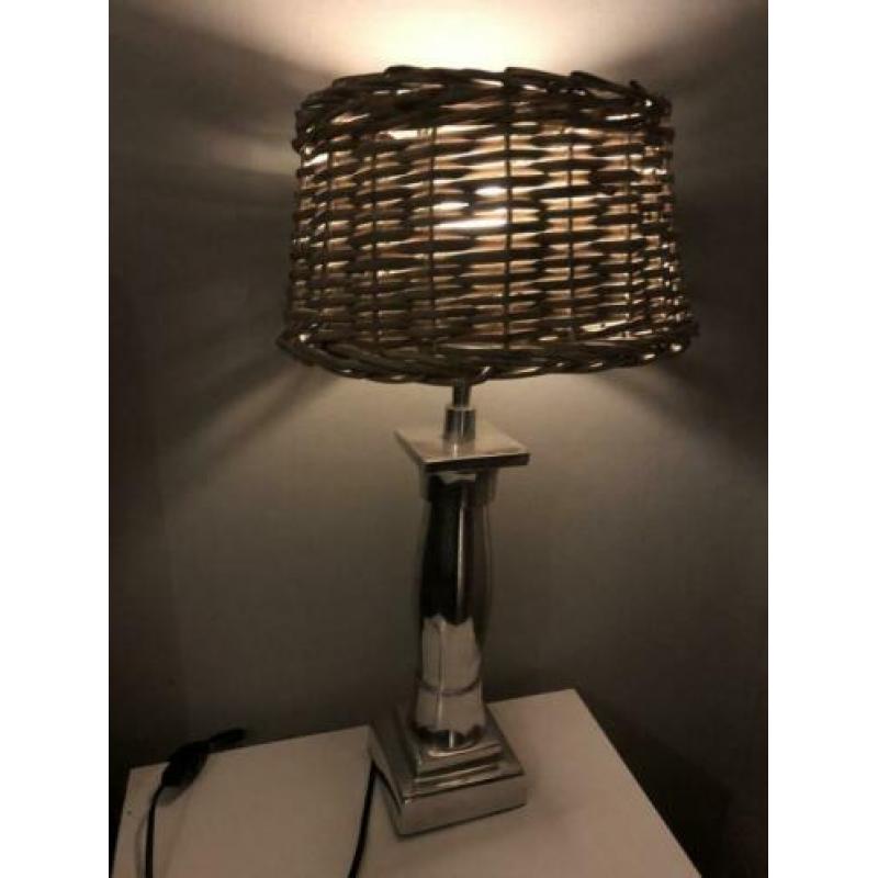 2 rieten rotan lampenkappen lampenkap riviera 32 x 22 x 18