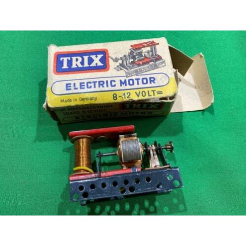 Trix Meccano electric motor voor wisselstroom in doosje