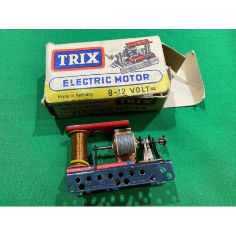 Trix Meccano electric motor voor wisselstroom in doosje