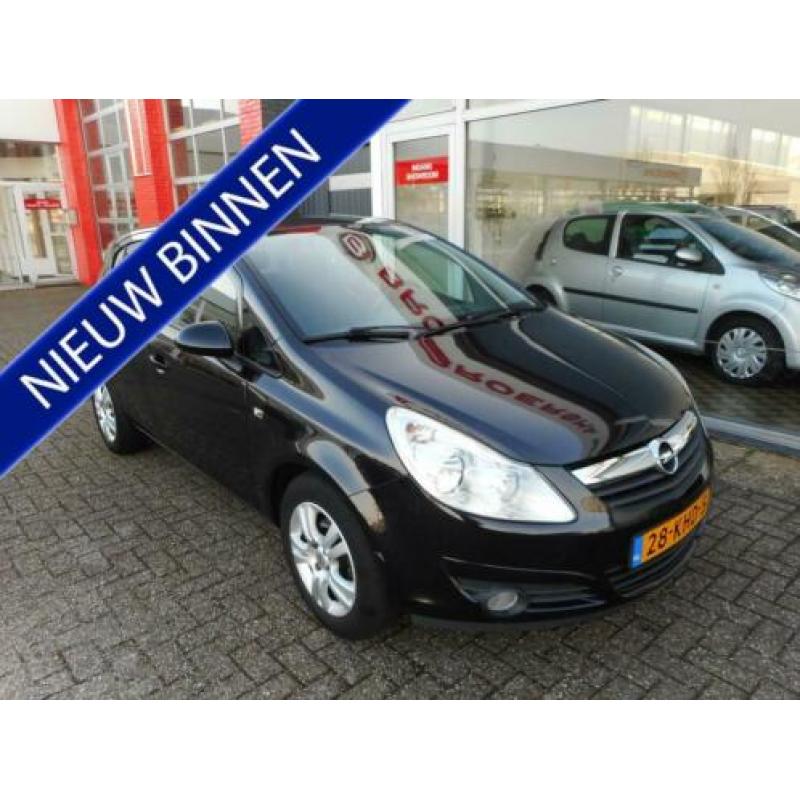 Opel Corsa 1.2-16V Enjoy 88000KM 5 DRS ZWART 1e EIGENAAR!