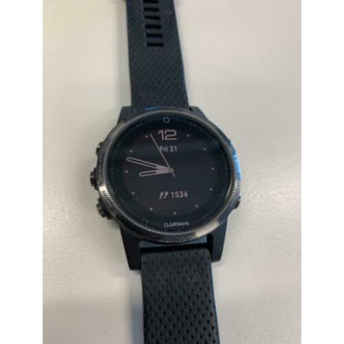Garmin Fenix 5s Sapphire zwart, compleet met doos