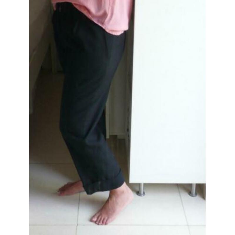 Yohji Yamamoto Y’s designer 3/4 broek zwart wol maat 4 42