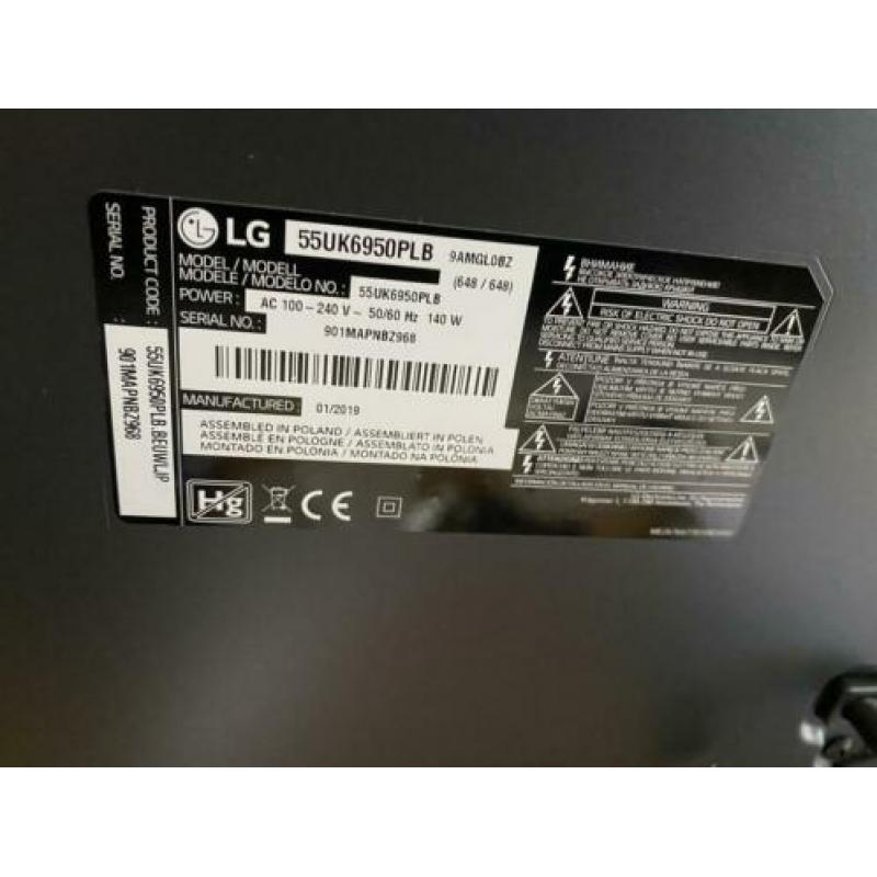 LG smart led 4K UHd tv 55 inch 2019