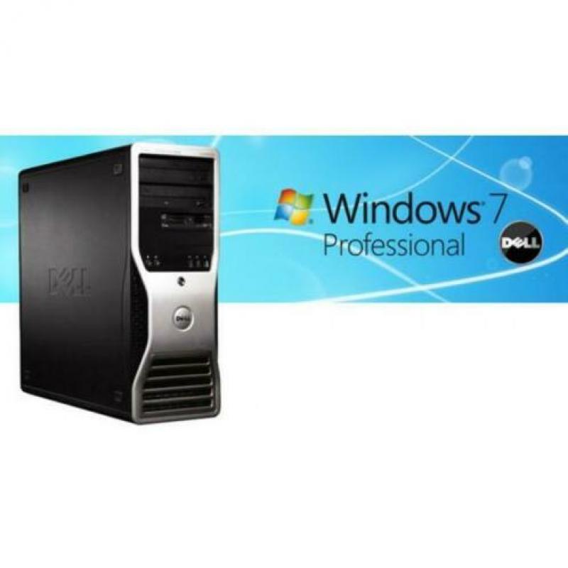 10x Workstation Dell Precision T3500 met drie jaar garantie