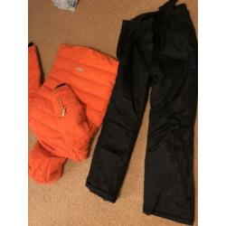 Skikleding: broek en jas (maat 164)