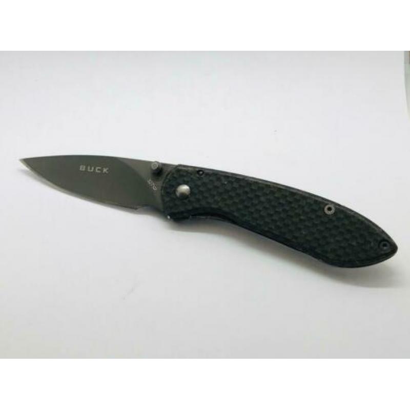 Buck 327 Nobelman Carbon look 2015 zakmes pocketclip 15 cm