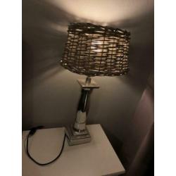 2 rieten rotan lampenkappen lampenkap riviera 32 x 22 x 18