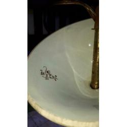 Koperen brocante kroonluchter