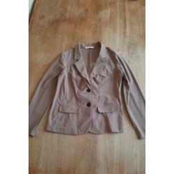 Blazer jasje Studio Anneloes met leren bies maat XL. Nieuw!