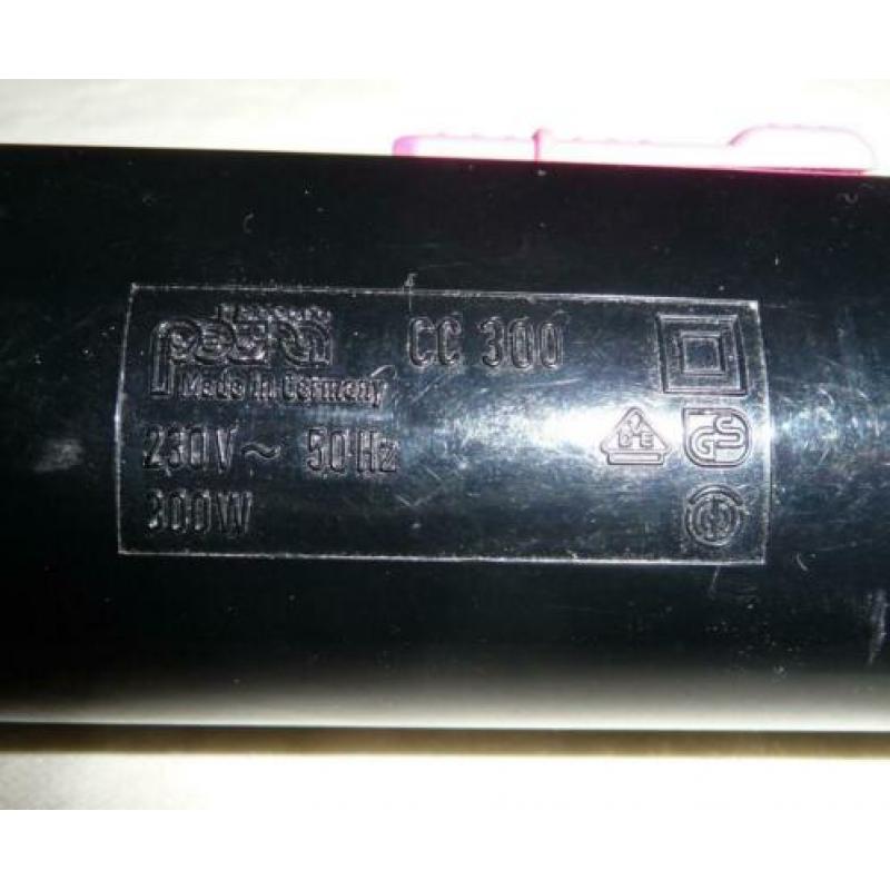 Petra haarkrulborstel CC300 zwart met witte borstel