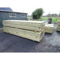 Nieuwe balken 44x68 en 45x90 geïmpregneerd PARTIJ PRIJS