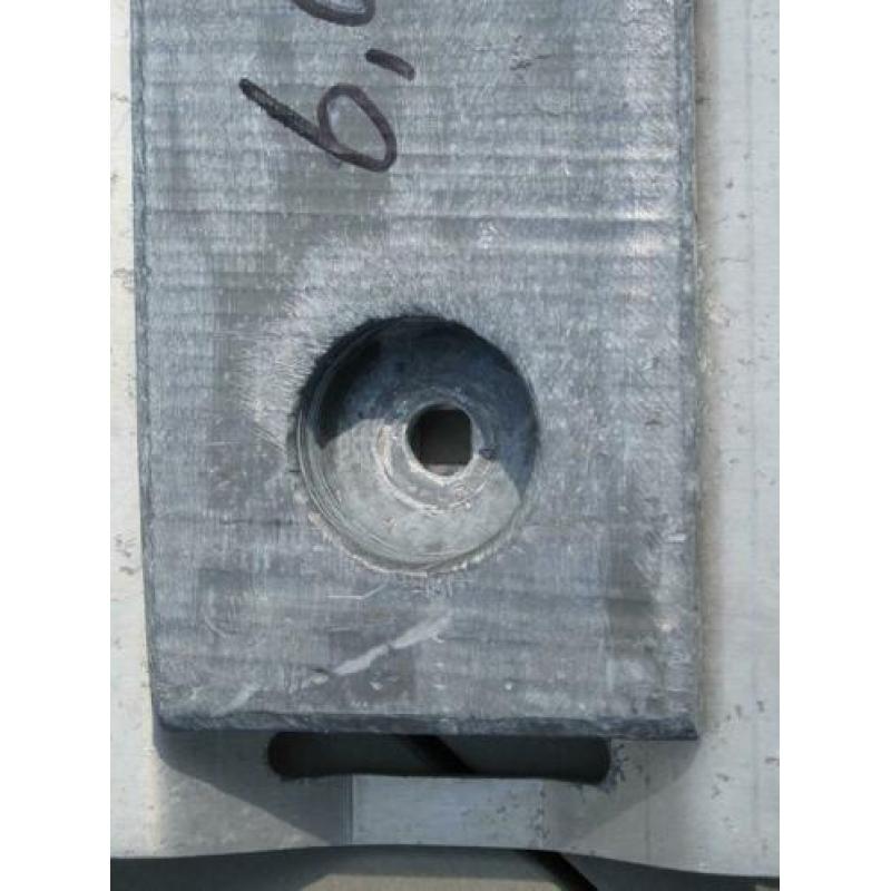6,0kg P-weight / plate weight lood tbv wing backplate NIEUW