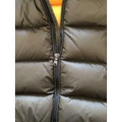 Moncler jongens jas groen geel maat 152 12