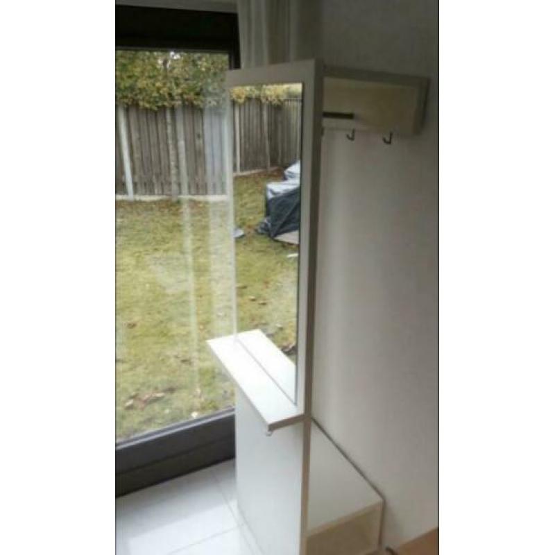 Zo goed als nieuw! Kapstok / garderobe / wandmeubel/ spiegel