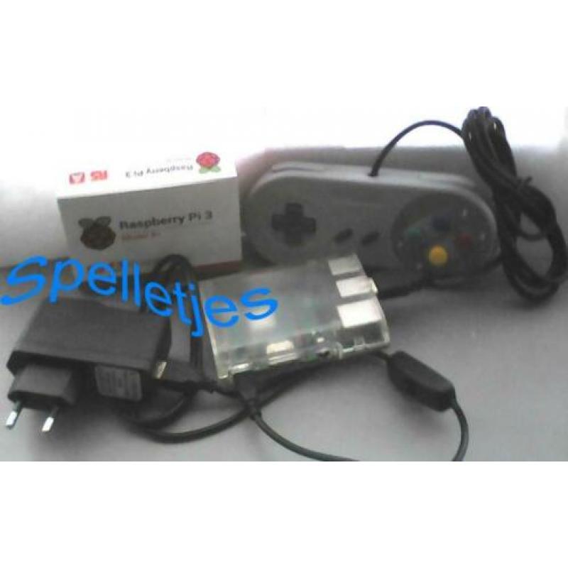 Spelletjes ( Retro ) Raspberry PI3 Set