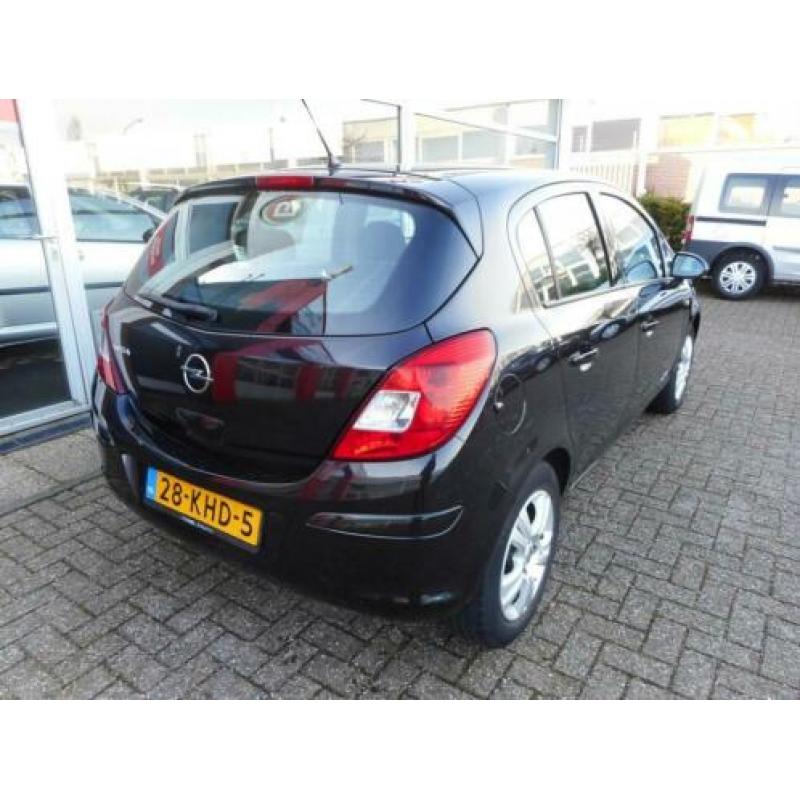 Opel Corsa 1.2-16V Enjoy 88000KM 5 DRS ZWART 1e EIGENAAR!
