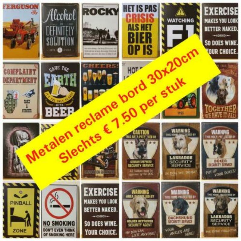 Palm bier steenhuffel reclamebord wandbord van metaal 30x20