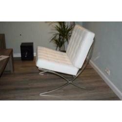 Nieuwe Barcelona chair wit !! Slechts 100,- OP = OP