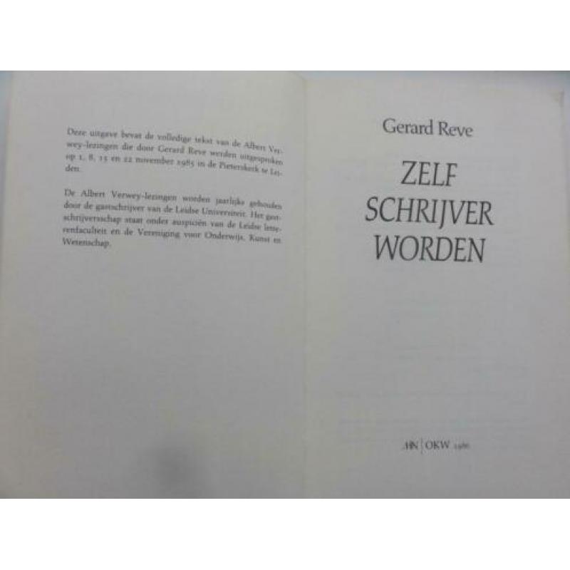 Zelf schrijver worden - Gerard Reve
