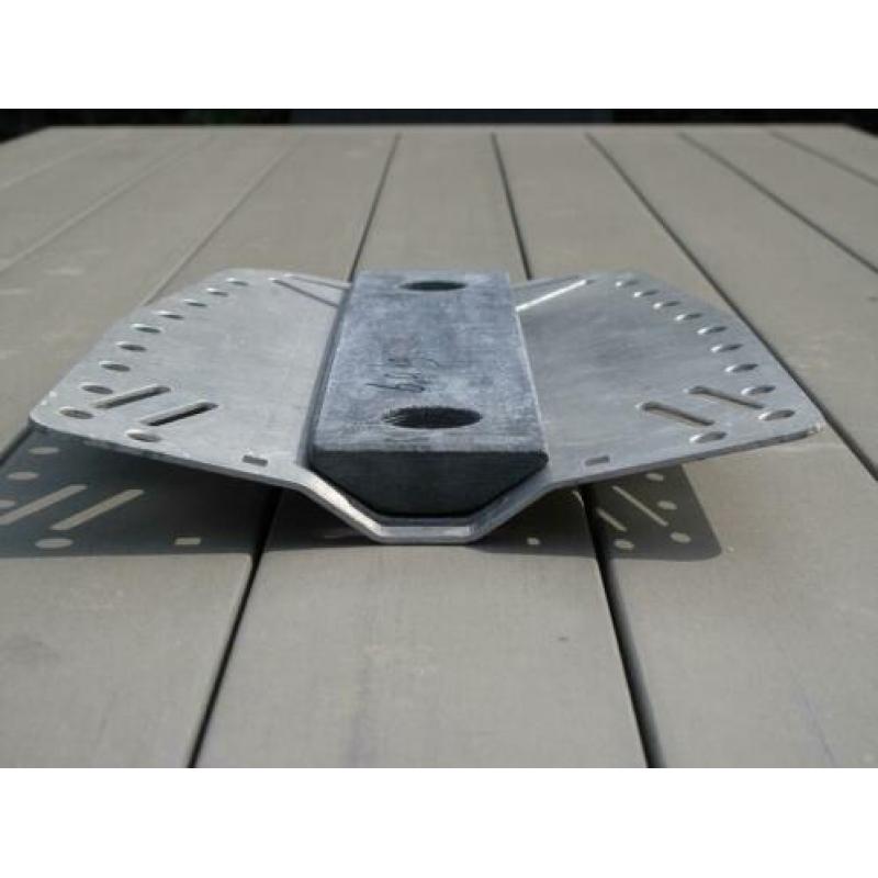 6,0kg P-weight / plate weight lood tbv wing backplate NIEUW