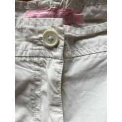 Witte driekwart 3/4 broek maat M / 40