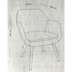 2 nieuwe JYSK fauteuils / stoeltjes / UDSBJERG