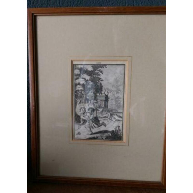Bijbelse gravure van I. Smit 1724 eerste staat.