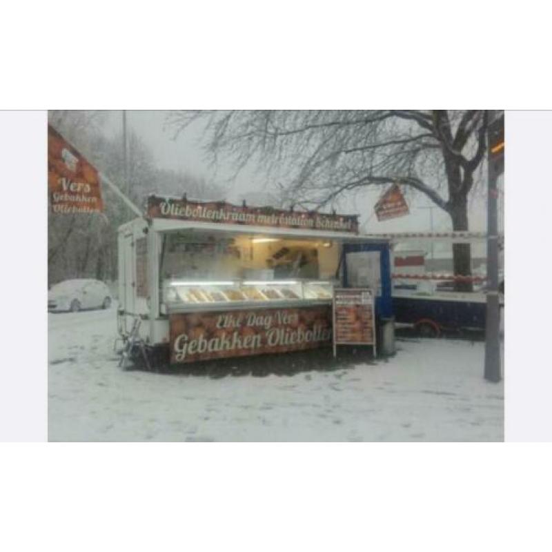 Aanhanger Oliebollen of frituur wagen