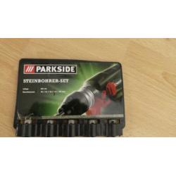 Parkside steenboor - set 60 cm, nieuw