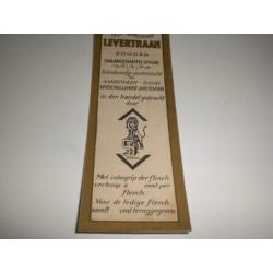 Oude boekenlegger Lofodinsche Levertraan rond 1910