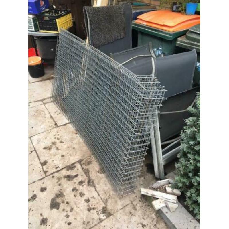 Schanskorf 180x90x15 (3 stuks) inclusief stenen
