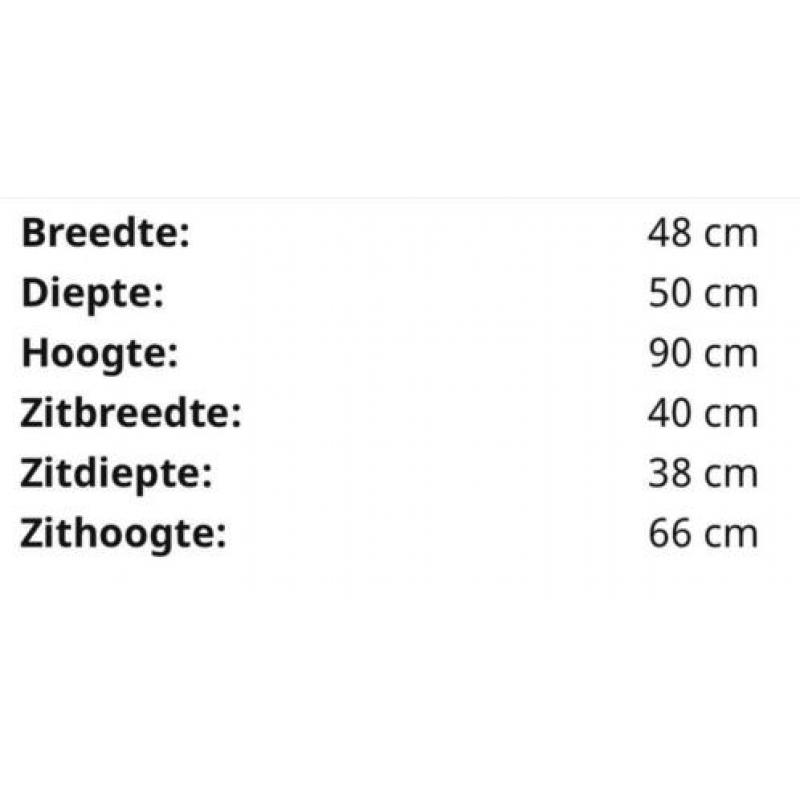 Set leren barkrukken