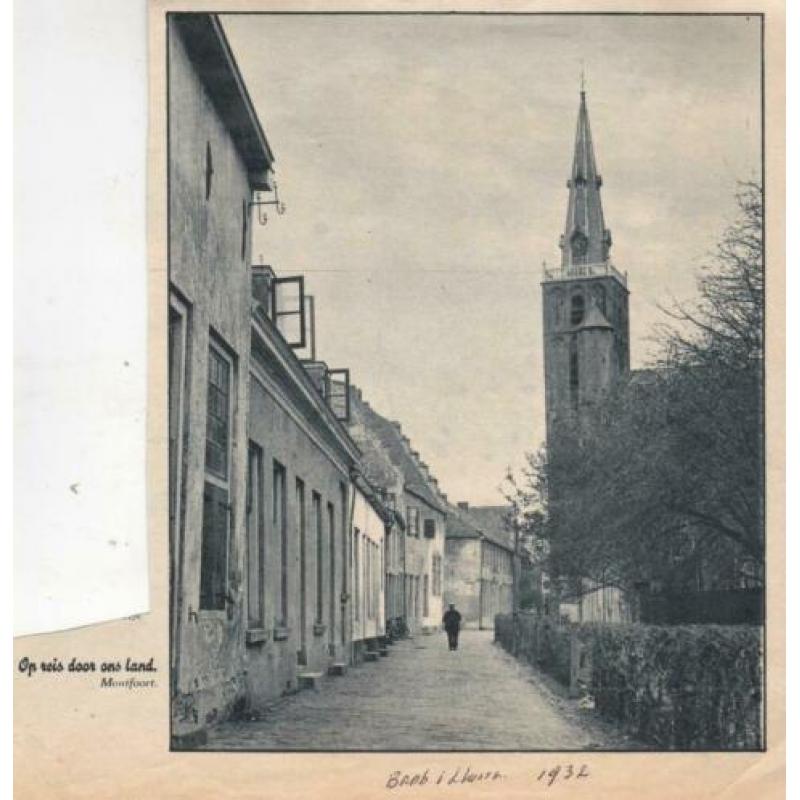 Montfoort en Linschoten (Utr.) - oude knipsels.