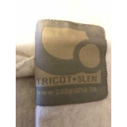 Babylonia tricot-slen draagdoek, kleur zand/licht grijs