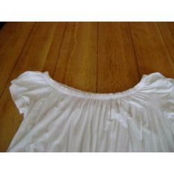 Nieuw wit Hollister off shoulder shirt, maat M