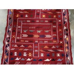 Hele grote vintage Kelim - Wandkleed - Tapijt