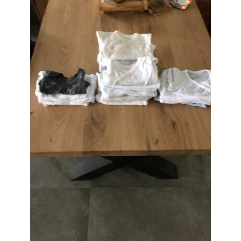 Te koop pakket rompers maat 50 t/M 68