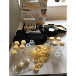 Medela Freestyle dubbele Borstkolf bijna nieuw +veel extra’s