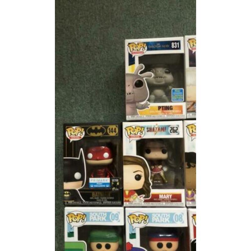 Funko pops - disney/dc/enz - exclusives - 14 stuks