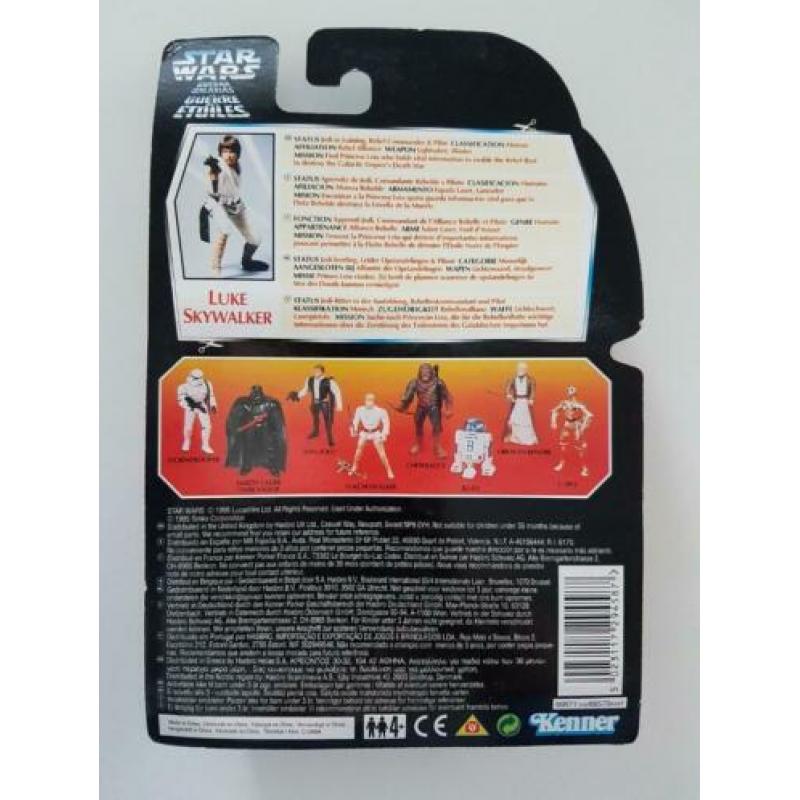 -40% Star Wars POTF Red Tri Logo Luke Skywalker - Long Saber