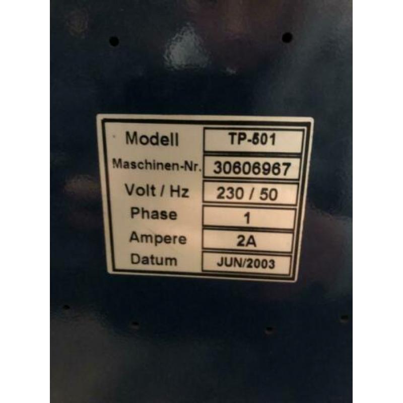 tafel-omsnoeringsmachine incl 10.000 meter bundel band