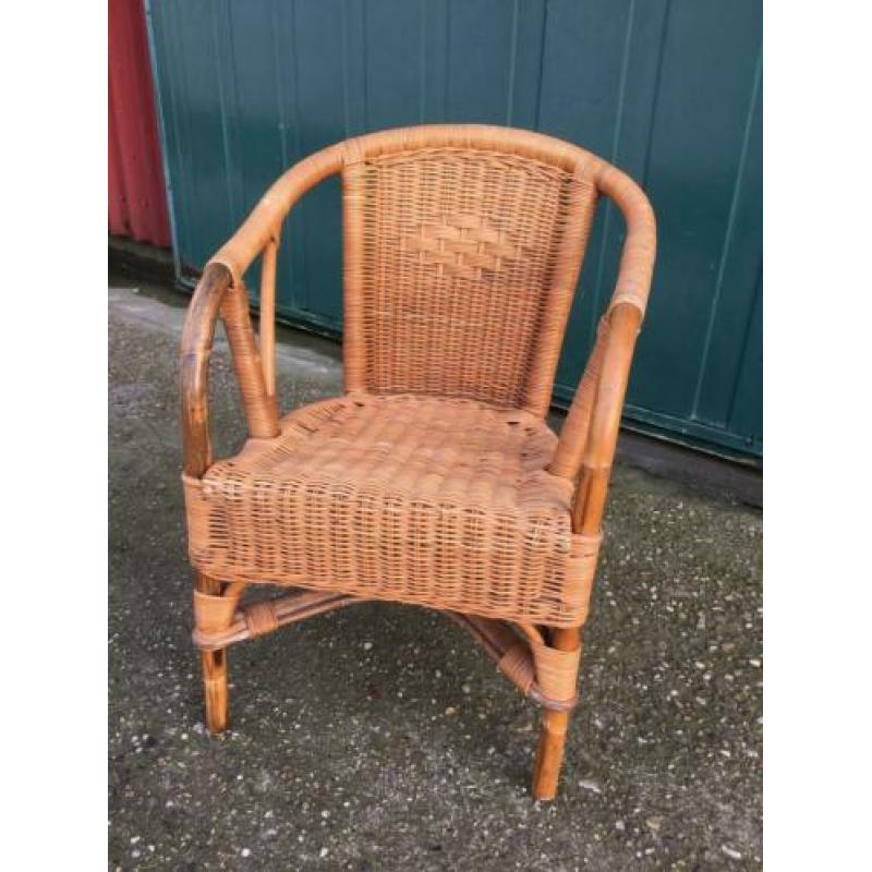 Rotan stoel voor kinderen
