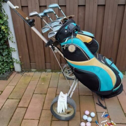 Dames Wilson complete golfset lady incl trolley en extra's