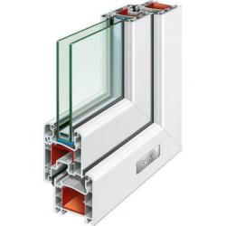 PREMIUM KWALITEIT KUNSTSTOF V-DK-V KOZIJN 250CMx80CM INTREK