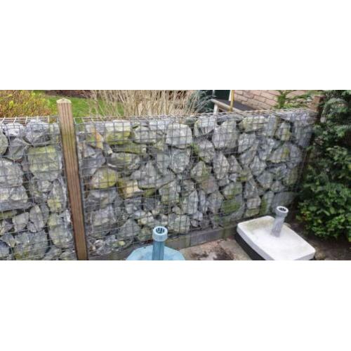 Schanskorf 180x90x15 (3 stuks) inclusief stenen