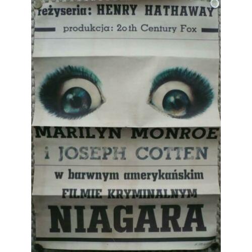 filmaffiche Marilyn Monroe Niagara