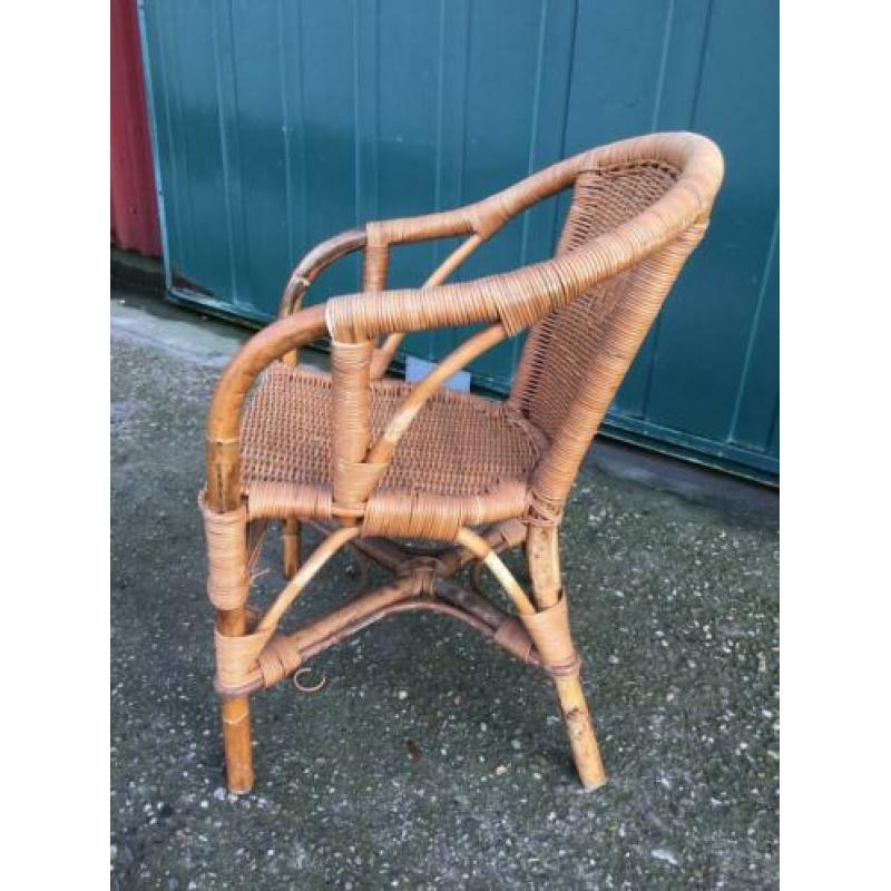 Rotan stoel voor kinderen